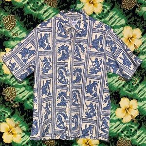 Men’s Hawaiian button-down shirt